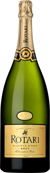 Вино игристое Белое Брют Rotari Riserva Brut Trento 2019 1,5 л фото