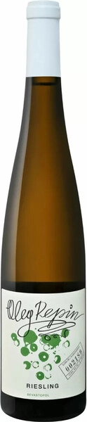 Вино Белое Сухое Oleg Repin Riesling 2025 0,75 л фото