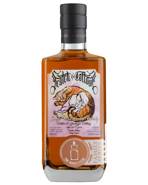 Виски Сингл Каск Скоч & Таттуз Гленбёрджи Каск №112 11 лет 58% 0,7 л фото
