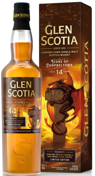 Виски Glen Scotia Release №2 Barolo Cask Finish 14 YO in gift box 0,7 л фото