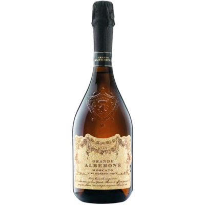 Вино игристое Белое Сладкое Grande Alberone Moscato Dolce 0,75 л фото