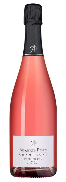 Вино игристое Розовое Экстра Брют Alexandre Penet Premier Cru Rose Extra Brut 2020 0,75 л фото
