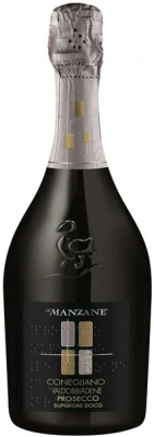Вино игристое Белое Брют Le Manzane Conegliano Valdobbiadene Prosecco Superiore 0,75 л фото