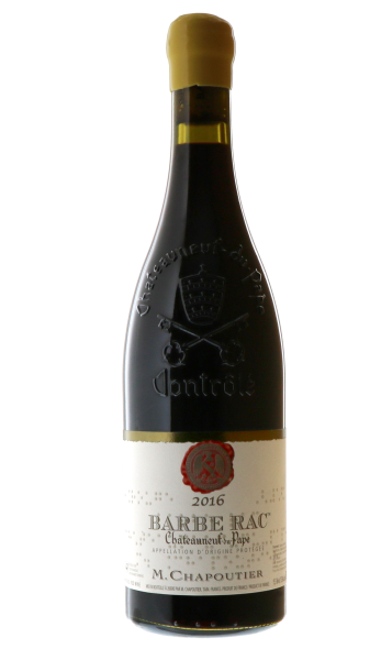 Вино М. Шапутье Барбе Рак Шатонёф-дю-Пап 2016 красное сухое 15,5% 0,75 л фото