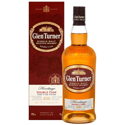 Виски Glen Turner Heritage Double Cask Single Malt Highland in gift box 0,7 л фото