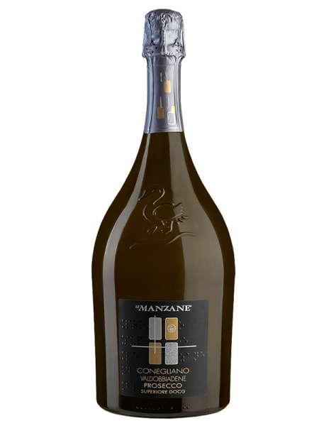 Вино игристое Белое Брют Le Manzane Prosecco 2023 1,5 л фото