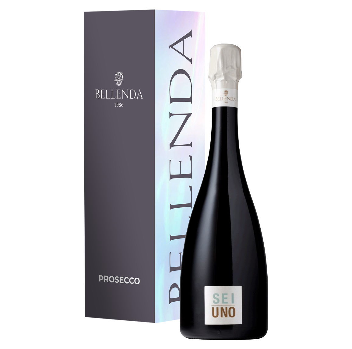 Вино игристое Bellenda Sei Uno Prosecco Conegliano Valdobbiadene Superiore in gift box 2021 0,75 л фото