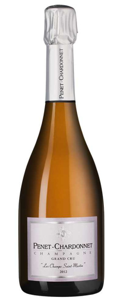 Шампанское Белое Экстра Брют Penet-Chardonnet Les Champs Saint-Martin Grand Cru 2012 0,75 л фото