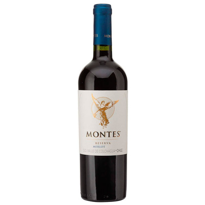 Вино Красное Сухое Montes Reserva Merlot Valle de Colchagua 2020 0,75 л фото