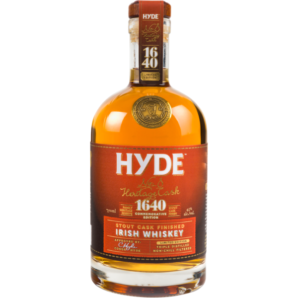 Виски Hyde №8 Stout Cask Finished Irish Whiskey 0,7 л фото