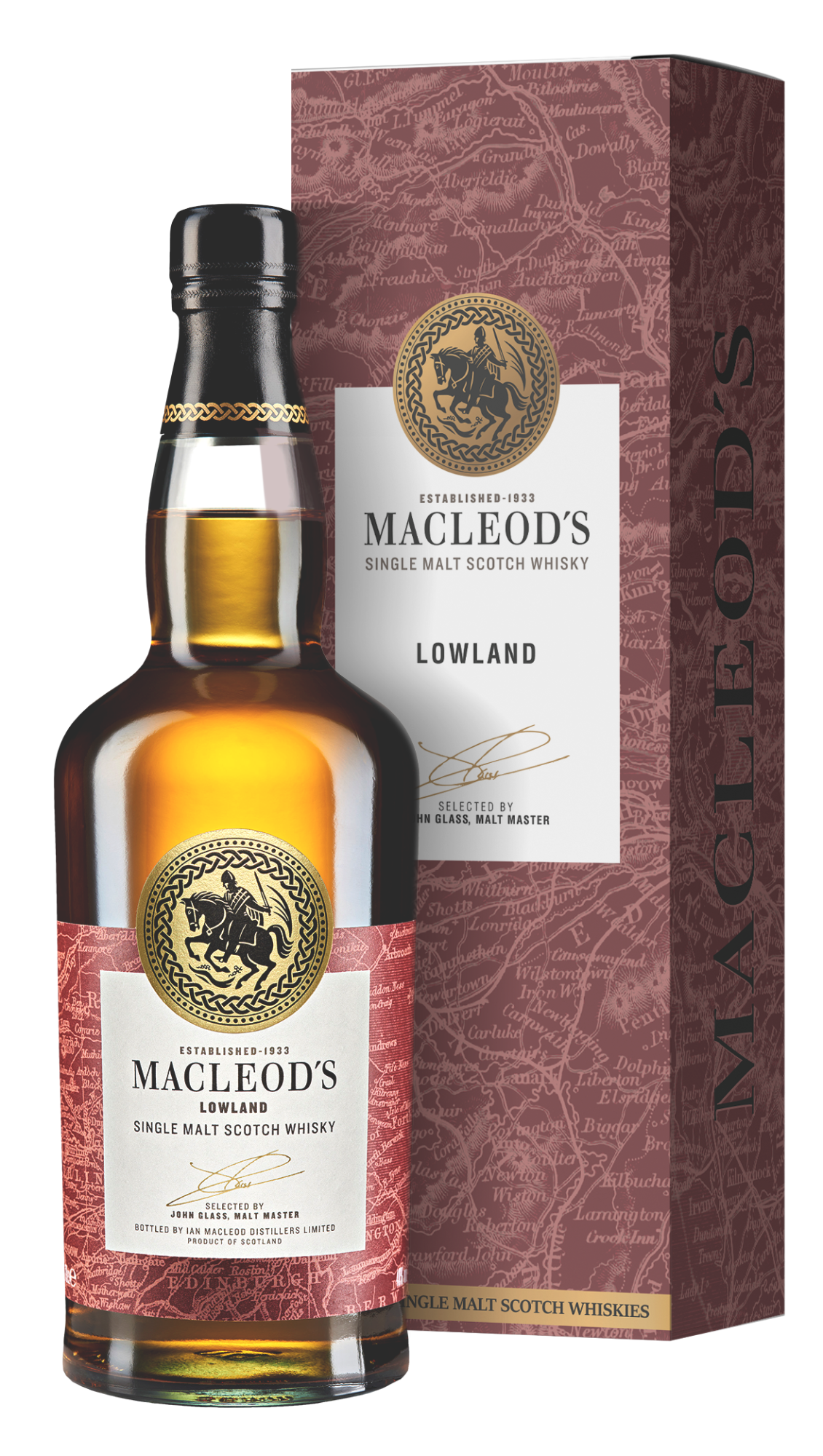 Виски Macleod's Single Malt Lowland in gift box 0,7 л фото