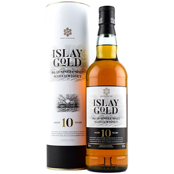 Виски Ian Macleod Islay Gold 10 Years Old Single Malt Islay in tube 0,7 л фото