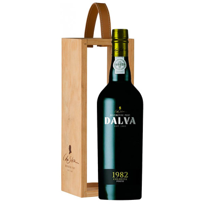 Портвейн Dalva Colheita in wooden box 1982 0,75 л фото