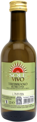 Вино Белое Сухое Caldirola Sole Vivo Trebbiano Rubicone 2023 0,25 л фото