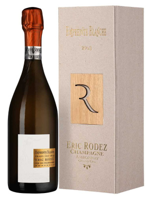 Вино игристое Белое Экстра Брют Eric Rodez Empreinte Blanche Ambonnay Grand Cru Extra Brut Champagne in gift box 2013 0,75 л фото