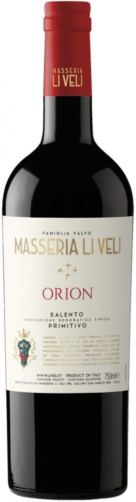 Вино Красное Сухое Masseria Li Veli Orion Primitivo Salento 2023 0,75 л фото