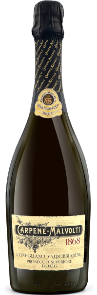 Вино игристое Carpene-Malvolti Prosecco 1868 Superiore Conegliano Valdobbiadene 0,75 л фото