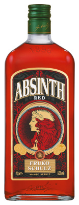 Абсент Фруко Шульц Абсент Красный 60% 0,7 л фото