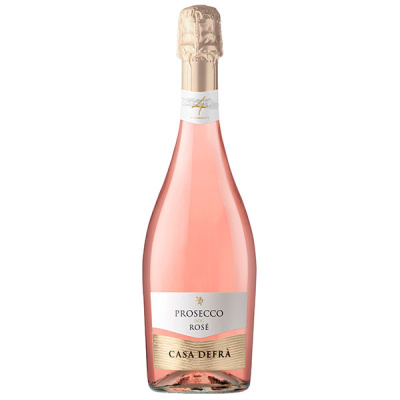 Вино игристое Розовое Брют Casa Defra Prosecco Rose 0,75 л фото