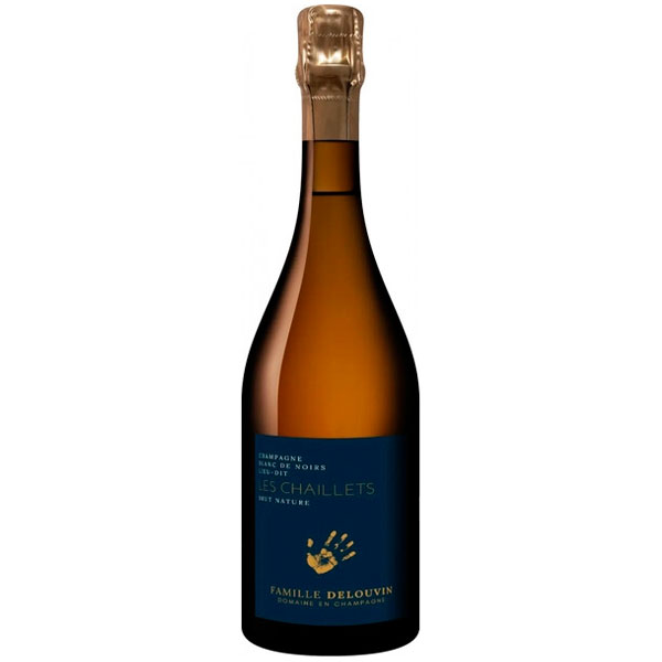 Вино игристое Белое Сухое Famille Delouvin Lieu-Dit Les Chaillets Blanc de Noirs Brut Nature Champagne 2019 0,75 л фото