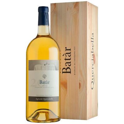 Вино Белое Сухое Querciabella Batar Toscana in wooden box 2017 1,50 л фото