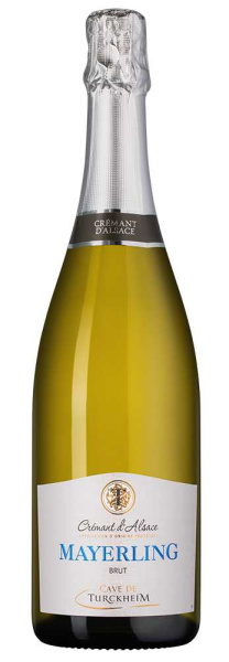 Вино игристое Белое Экстра Брют Mayerling Brut Cremant d'Alsace 2022 0,75 л фото