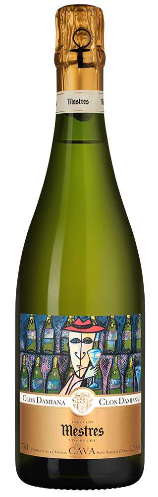 Вино игристое Белое Экстра Брют Mestres Clos Damiana Gran Reserva Cava 2013 0,75 л фото