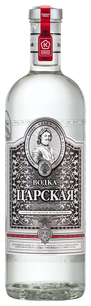Водка Царская Оригинальная 40% 1 л фото