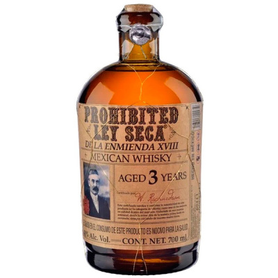 Виски Prohibited Ley Seca 3 Years Old Single Malt 0,70 л Виски Prohibited Ley Seca 3 Years Old Single Malt 0,70 л фото