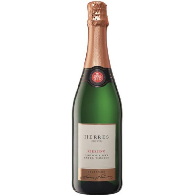 Вино игристое Herres Riesling Deutscher Sekt Extra Troken 0,75 л фото