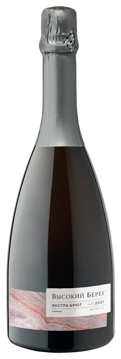 Вино игристое Розовое Экстра Брют Visokiy Bereg Extra Brut Rose 2022 0,75 л фото