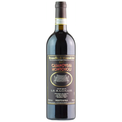 Вино Красное Сухое Le Ragnaie Casanovina Montosoli Brunello di Montalcino 2017 0,75 л фото