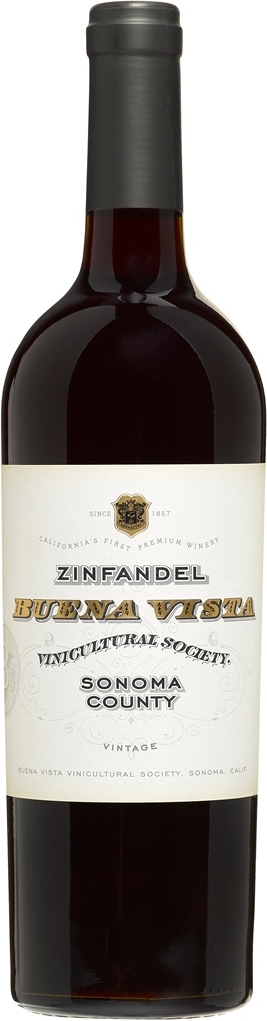 Вино Красное Сухое Buena Vista Zinfandel Sonoma County 2023 0,75 л фото