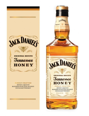 Виски Jack Daniel's Tennessee Honey in gift box 1 л фото