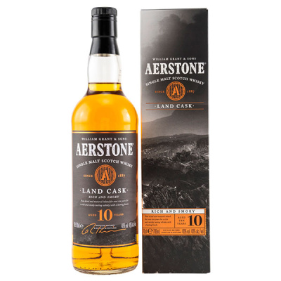Виски Aerstone Land Cask 10 years old Single Malt in gift box 0,70 л фото