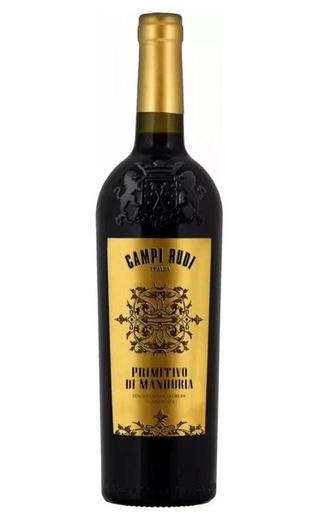 Вино Красное Полусухое Campi Rudi Primitivo di Manduria 2018 0,75 л фото
