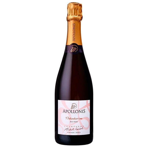 Вино игристое Розовое Брют Michel Loriot Apollonis Theodorine Brut Rose Champagne 2017 0,75 л фото