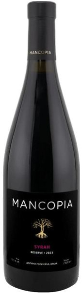 Вино Красное Сухое Mancopia Syrah Reserve Crimea Dolina reki Kacha 2023 0,75 л фото