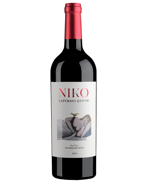 Вино Красное Сухое Niko Saperavi Qvevri 2019 0,75 л фото