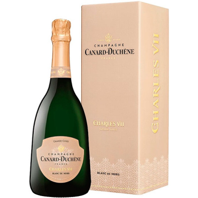 Вино игристое Белое Брют Canard-Duchene Charles VII Blanc de Noir Brut Champagne in gift box 0,75 л фото