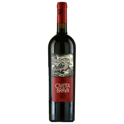Вино Красное Сухое Civetta Brava Toscana 2020 0,75 л фото