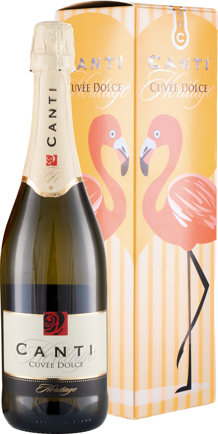 Вино игристое Canti Cuvee Dolce in gift box 0,75 л фото