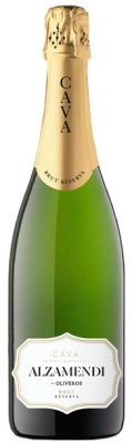 Вино игристое Белое Брют Alzamendi Brut Cava 0,75 л фото