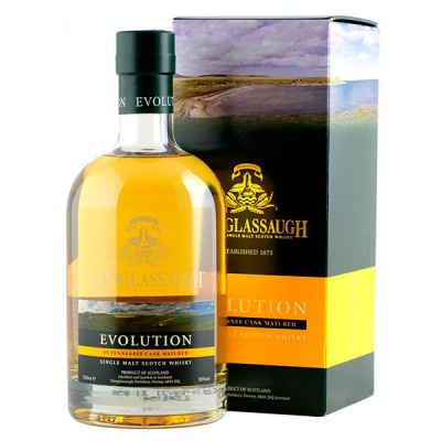 Виски Glenglassaugh Evolution Single Malt Highland in gift box 0,7 л фото