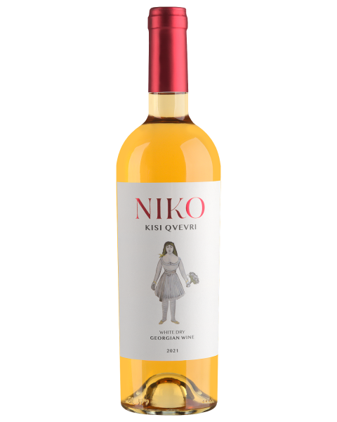 Вино Белое Сухое Niko Kisi Qvevri 2021 0,75 л фото