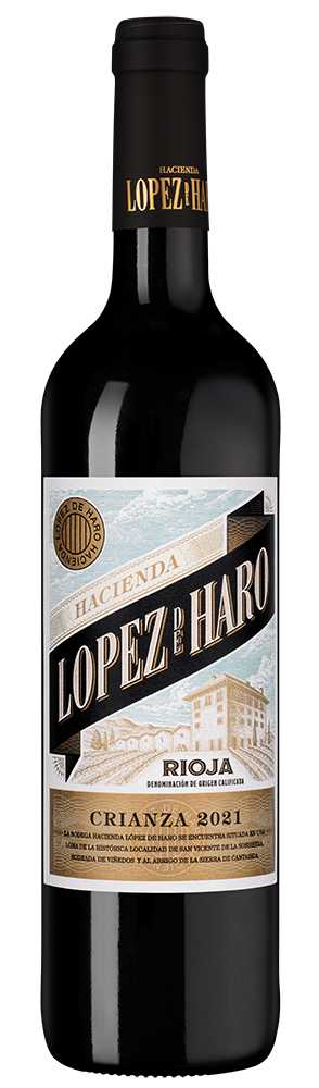 Вино Красное Сухое Hacienda Lopez de Haro Crianza 2022 0,75 л фото