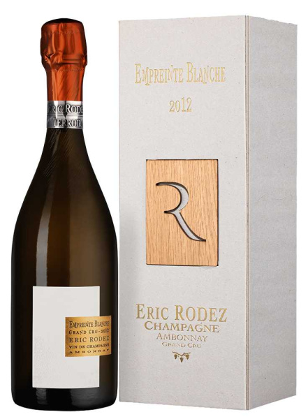 Вино игристое Белое Экстра Брют Eric Rodez Empreinte Blanche Ambonnay Grand Cru Extra Brut Champagne in gift box 2012 0,75 л фото