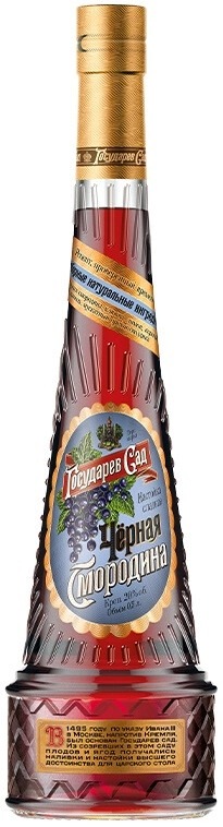 Настойка Gosudarev Sad Chernaya Smorodina 0,5 л фото