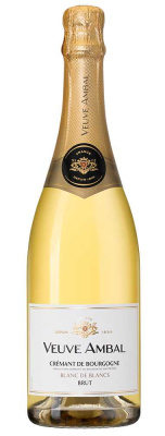 Вино игристое Белое Брют Veuve Ambal Blanc de Blancs Brut Cremant de Bourgogne 2022 0,75 л фото