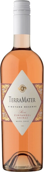 Вино Розовое Сухое TerraMater Rose Zinfandel Shiraz Valle del Maipo 2024 0,75 л фото